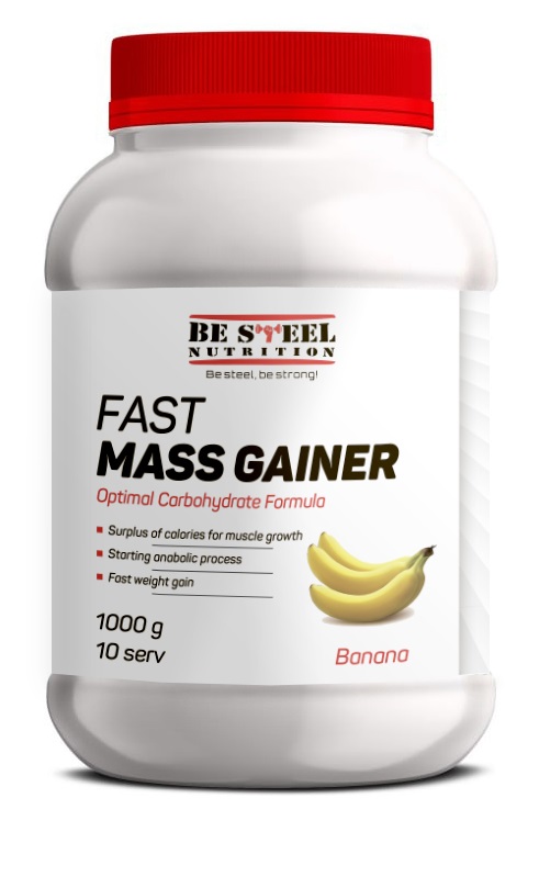 Гейнер Be Steel Nutrition Fast Mass Gainer (1000 гр)